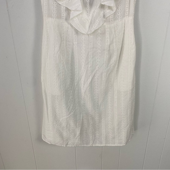 Roolee Mom Dress S Eyelet Lace Knee Length Ruffle Sleeve Nursing Breastfeeding - Picture 6 of 16